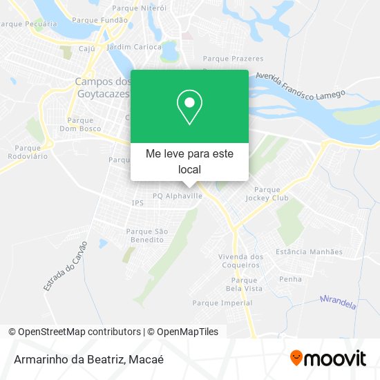 Armarinho da Beatriz mapa