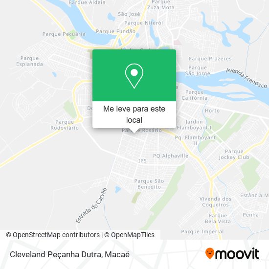 Cleveland Peçanha Dutra mapa