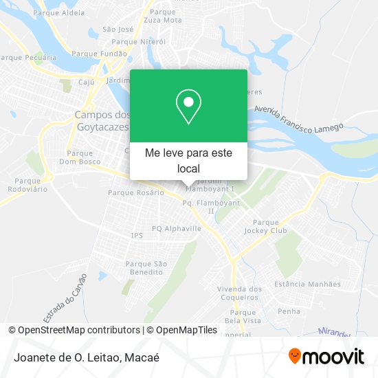 Joanete de O. Leitao mapa