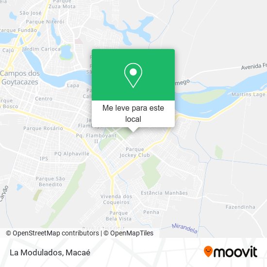 La Modulados mapa