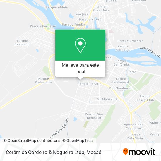 Cerâmica Cordeiro & Nogueira Ltda mapa