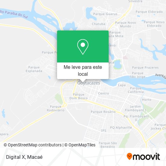 Digital X mapa