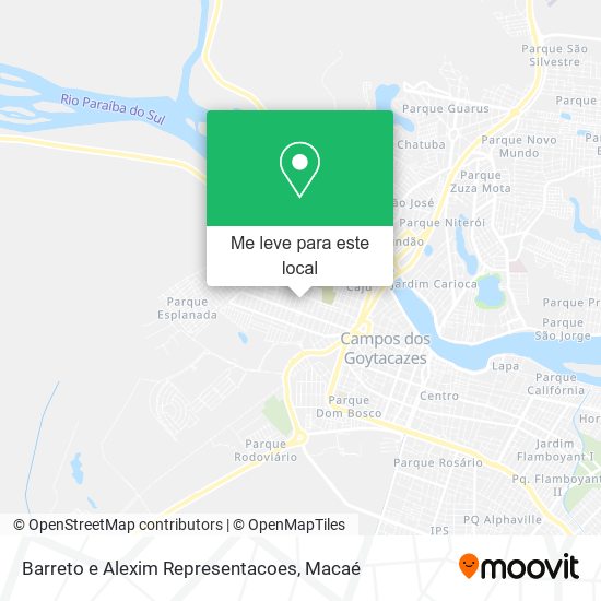 Barreto e Alexim Representacoes mapa