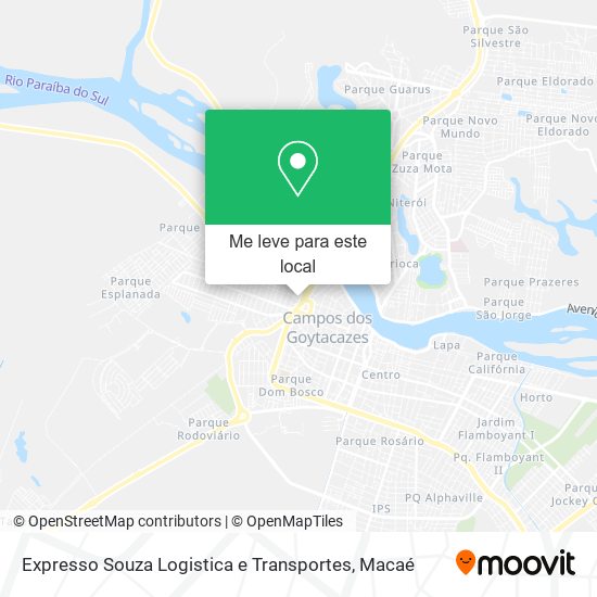 Expresso Souza Logistica e Transportes mapa