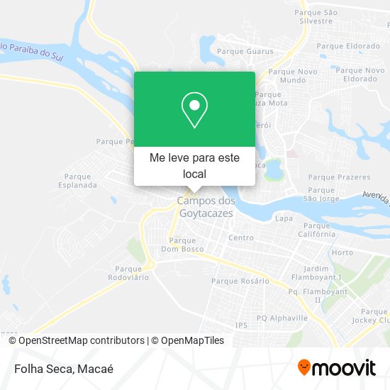 Folha Seca mapa