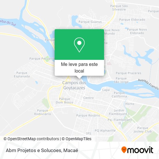 Abm Projetos e Solucoes mapa