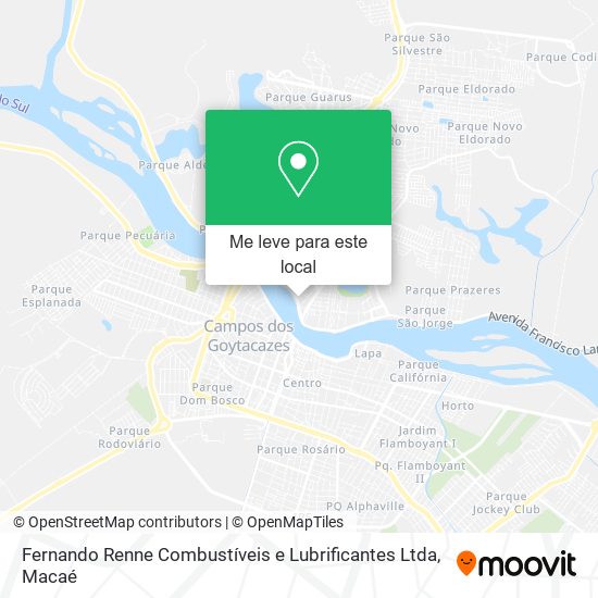 Fernando Renne Combustíveis e Lubrificantes Ltda mapa