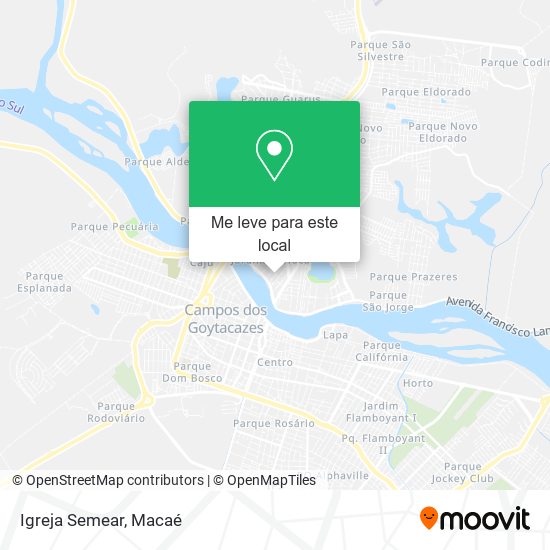 Igreja Semear mapa