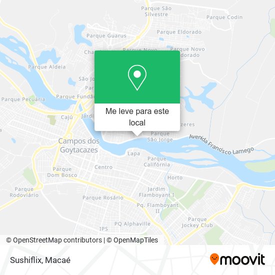 Sushiflix mapa