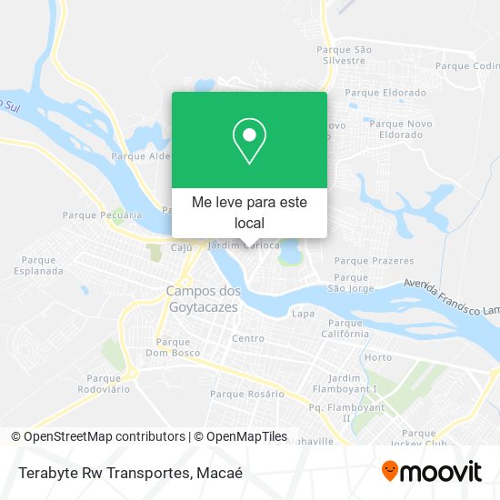 Terabyte Rw Transportes mapa