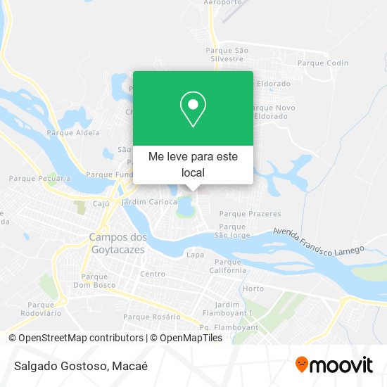 Salgado Gostoso mapa