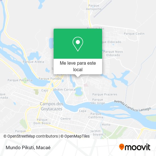 Mundo Pikuti mapa