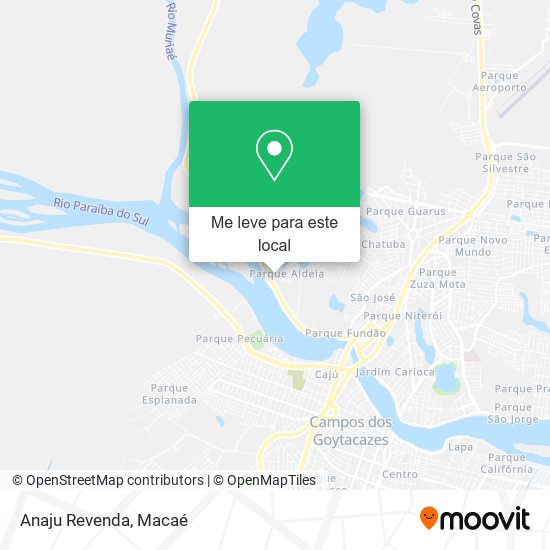 Anaju Revenda mapa
