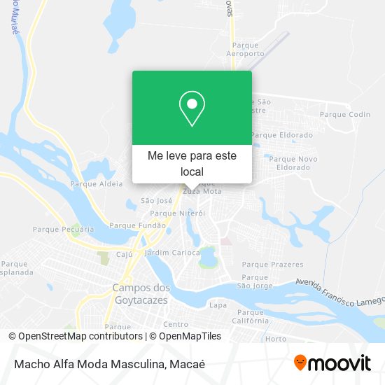 Macho Alfa Moda Masculina mapa