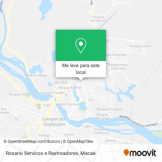 Rosario Servicos e Rastreadores mapa