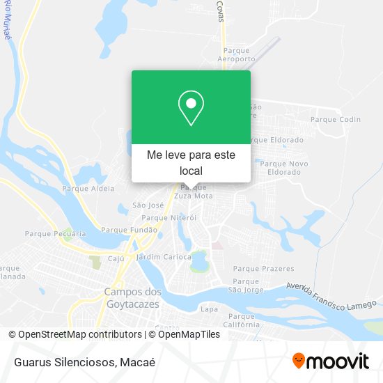 Guarus Silenciosos mapa