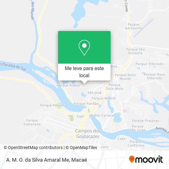 A. M. O. da Silva Amaral Me mapa