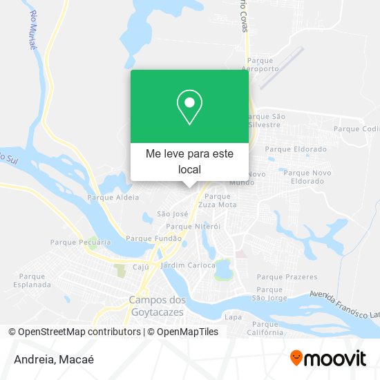 Andreia mapa
