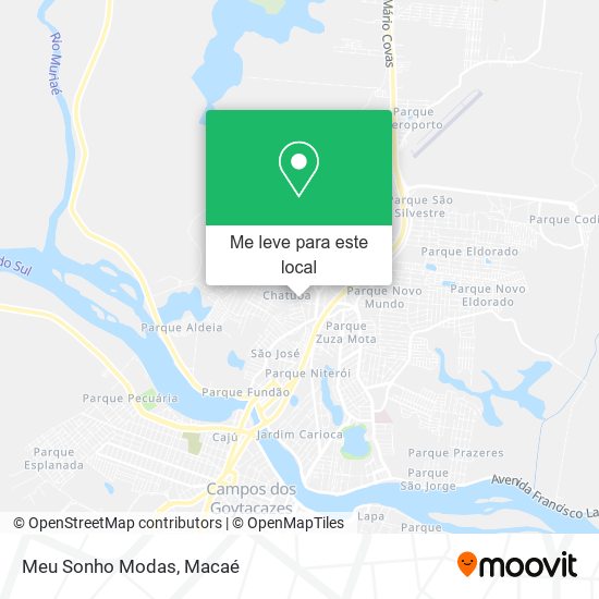 Meu Sonho Modas mapa