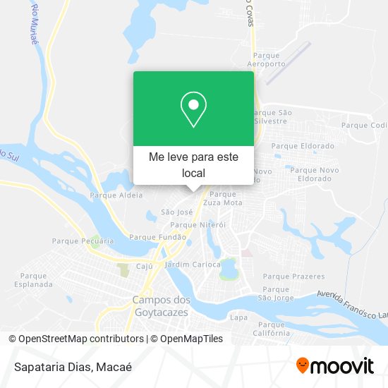 Sapataria Dias mapa