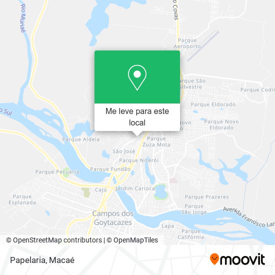 Papelaria mapa