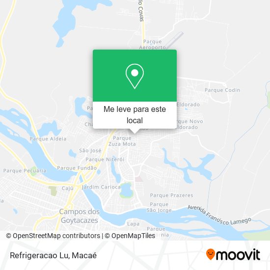 Refrigeracao Lu mapa