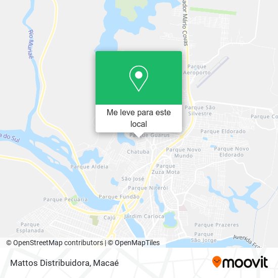 Mattos Distribuidora mapa
