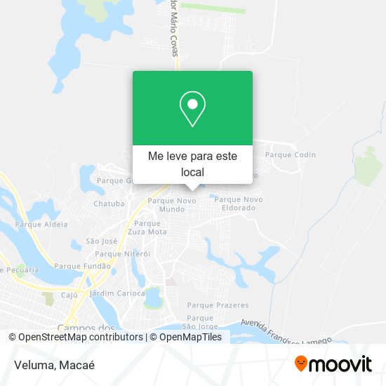 Veluma mapa