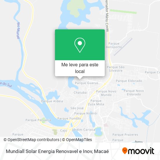 Mundiall Solar Energia Renovavel e Inov mapa
