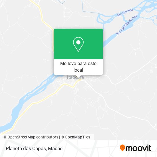 Planeta das Capas mapa
