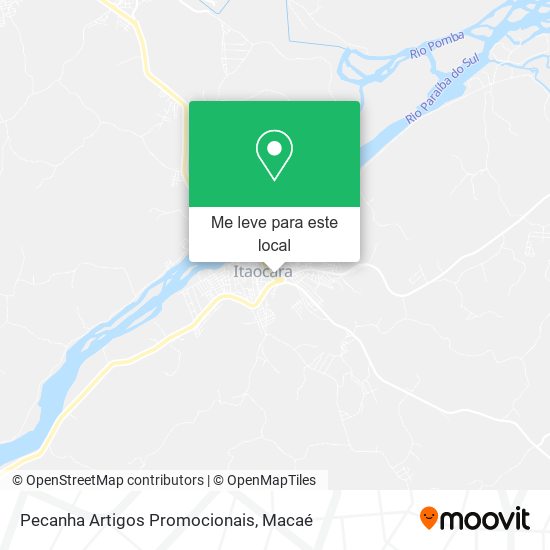Pecanha Artigos Promocionais mapa