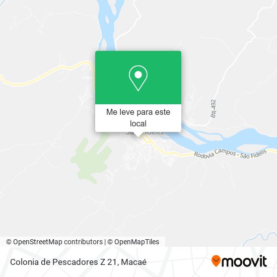 Colonia de Pescadores Z 21 mapa