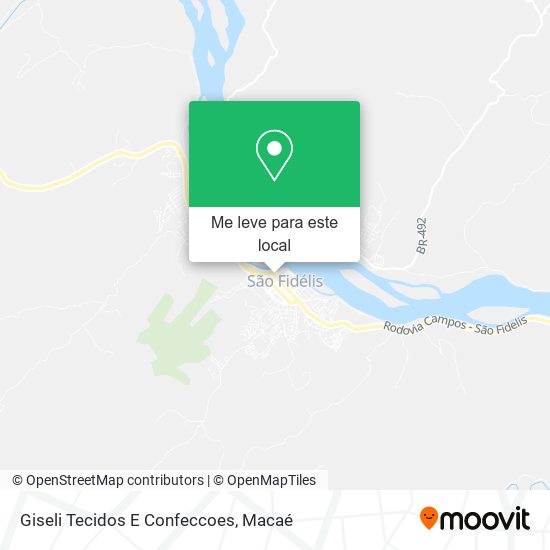 Giseli Tecidos E Confeccoes mapa