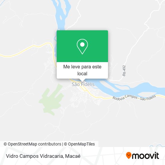 Vidro Campos Vidracaria mapa