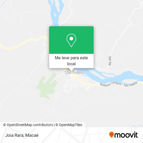 Joia Rara mapa