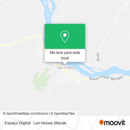 Espaço Digital - Lan House mapa