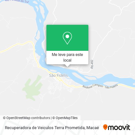Recuperadora de Veiculos Terra Prometida mapa