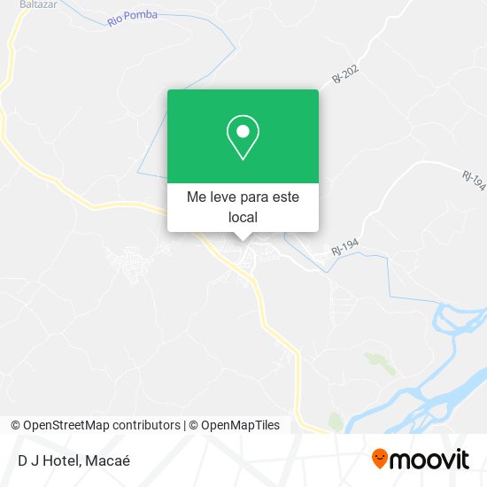 D J Hotel mapa