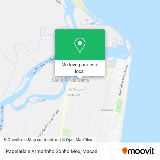 Papelaria e Armarinho Sonho Meu mapa