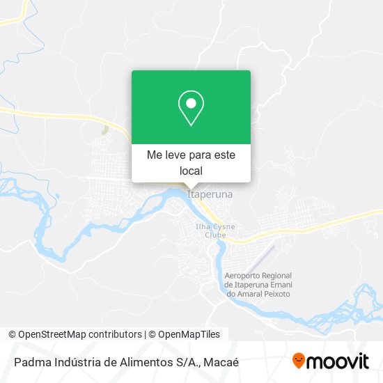 Padma Indústria de Alimentos S / A. mapa