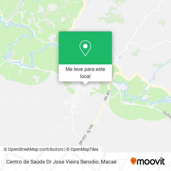 Centro de Saúde Dr Jose Vieira Serodio mapa