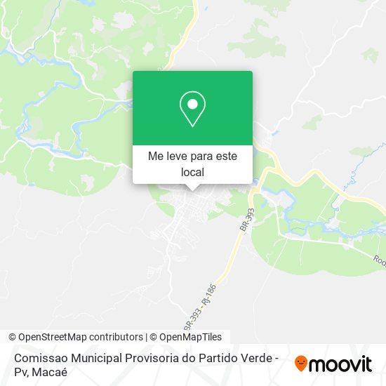 Comissao Municipal Provisoria do Partido Verde - Pv mapa