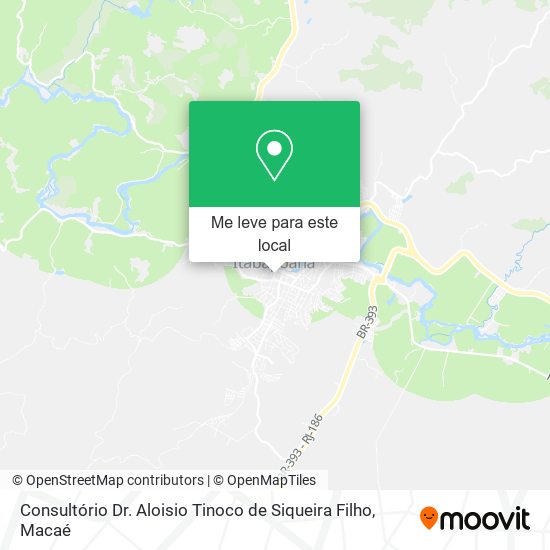 Consultório Dr. Aloisio Tinoco de Siqueira Filho mapa