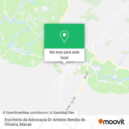 Escritório de Advocacia Dr Antônio Bendia de Oliveira mapa