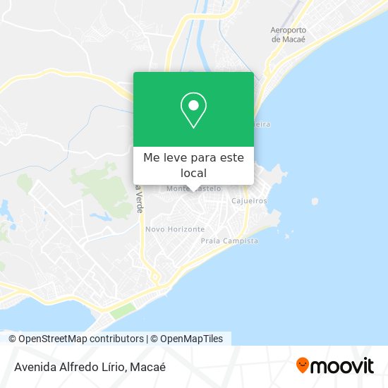 Avenida Alfredo Lírio mapa