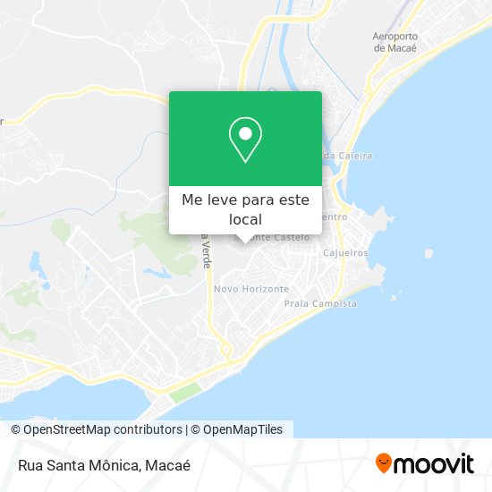 Rua Santa Mônica mapa