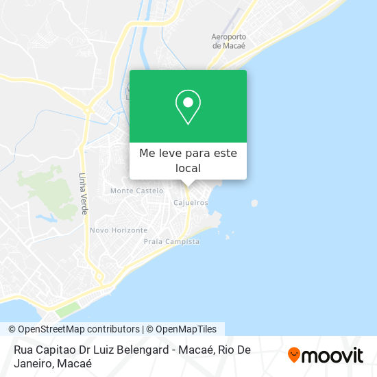 Rua Capitao Dr Luiz Belengard - Macaé, Rio De Janeiro mapa