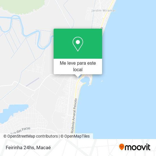 Feirinha 24hs mapa