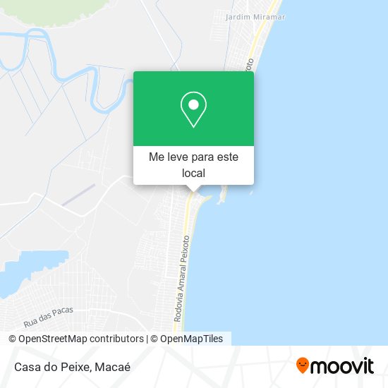 Casa do Peixe mapa