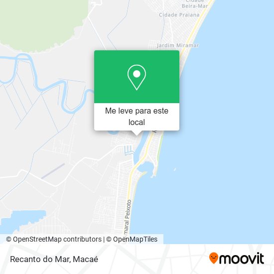 Recanto do Mar mapa